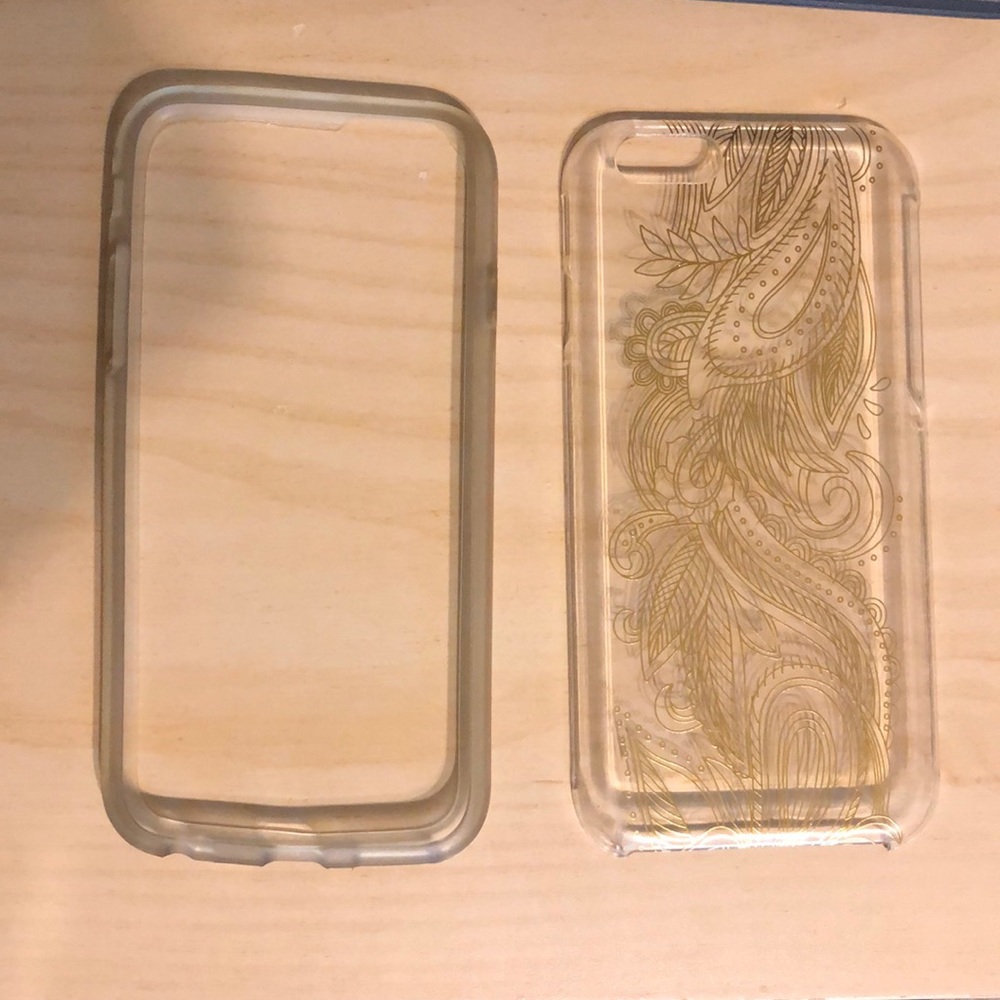 Cute bronze henna floral print case for iphone 6